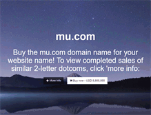 Tablet Screenshot of mu.com