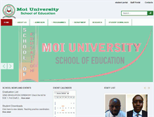 Tablet Screenshot of education.mu.ac.ke